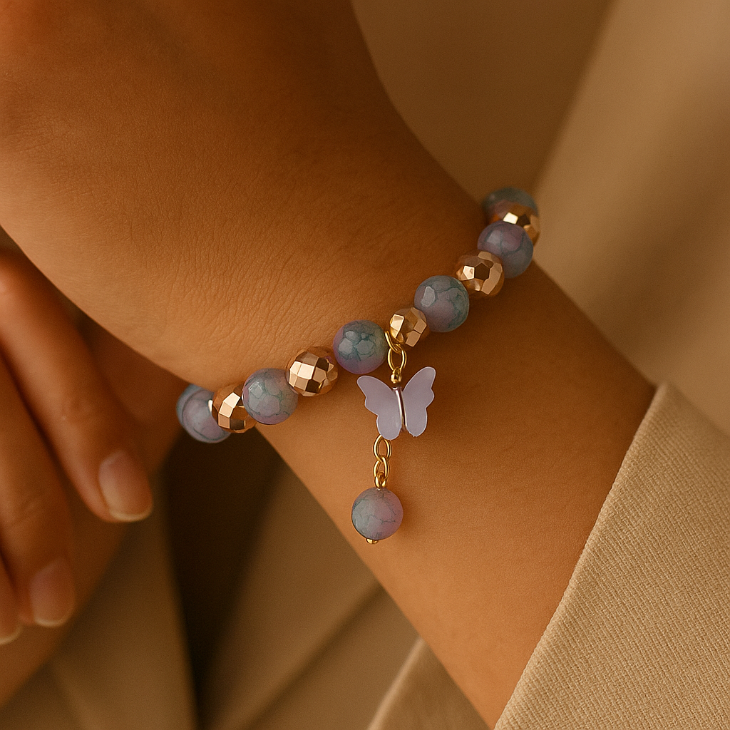 Charvieille Papillon Bracelet – Lavender Twilight Edition 🦋