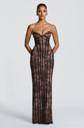 Lace Bodycon Evening Dress